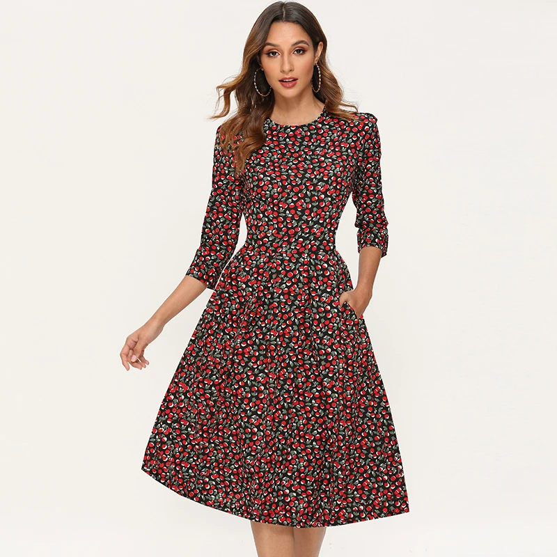 Платье трапециевидной формы 2020 винтажные элегантные женские вечерние платья с