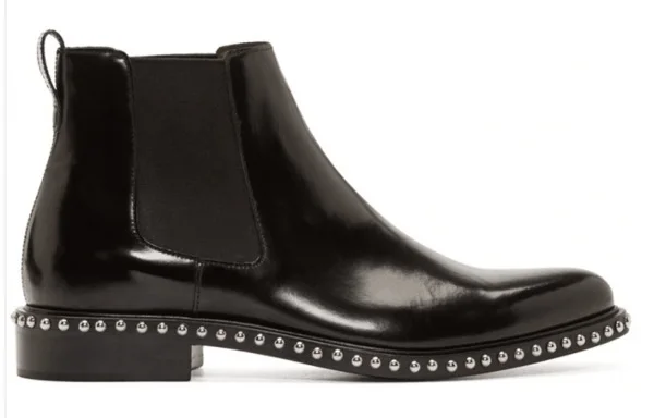 Зимние короткие ботинки Ботинки Martin Кожаные в стиле хелси Модные с заклепками В