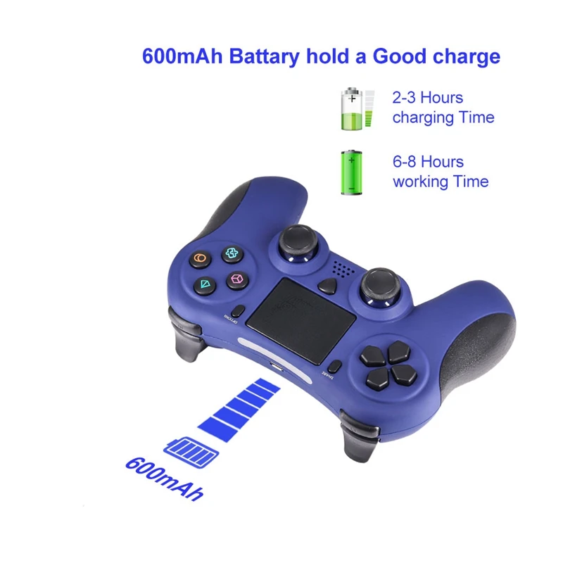 Для PS4 Elite джойстик двойной вибрации 6-Axis Bluetooth Беспроводной игровой контроллер с 3
