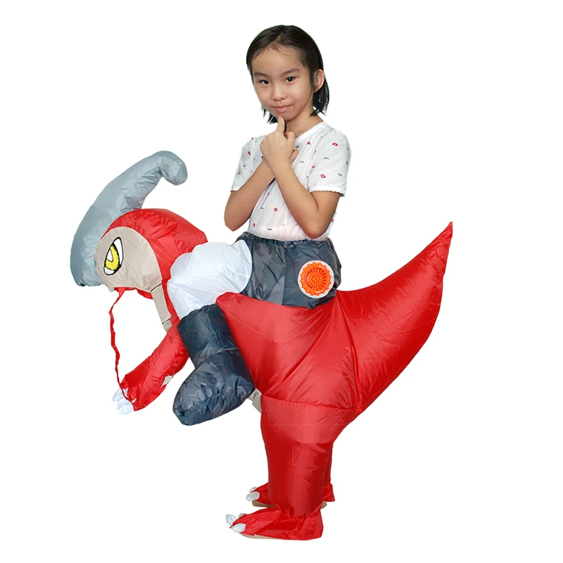 Детский надувной костюм динозавра на Хэллоуин талисман Пурим для девочек