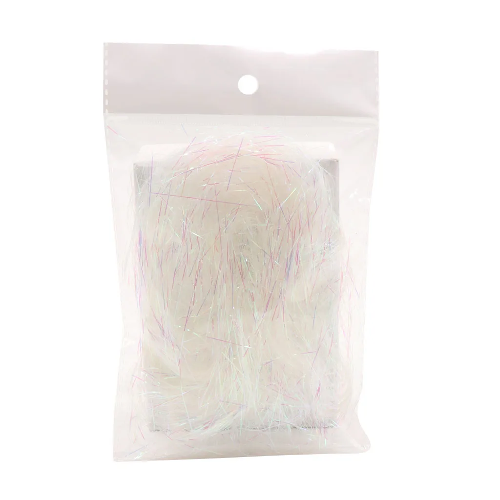 

8g/Bag Metallic Tinsel Iridescent Shreds For Gift Bags, Box, Baskets Filler DIY