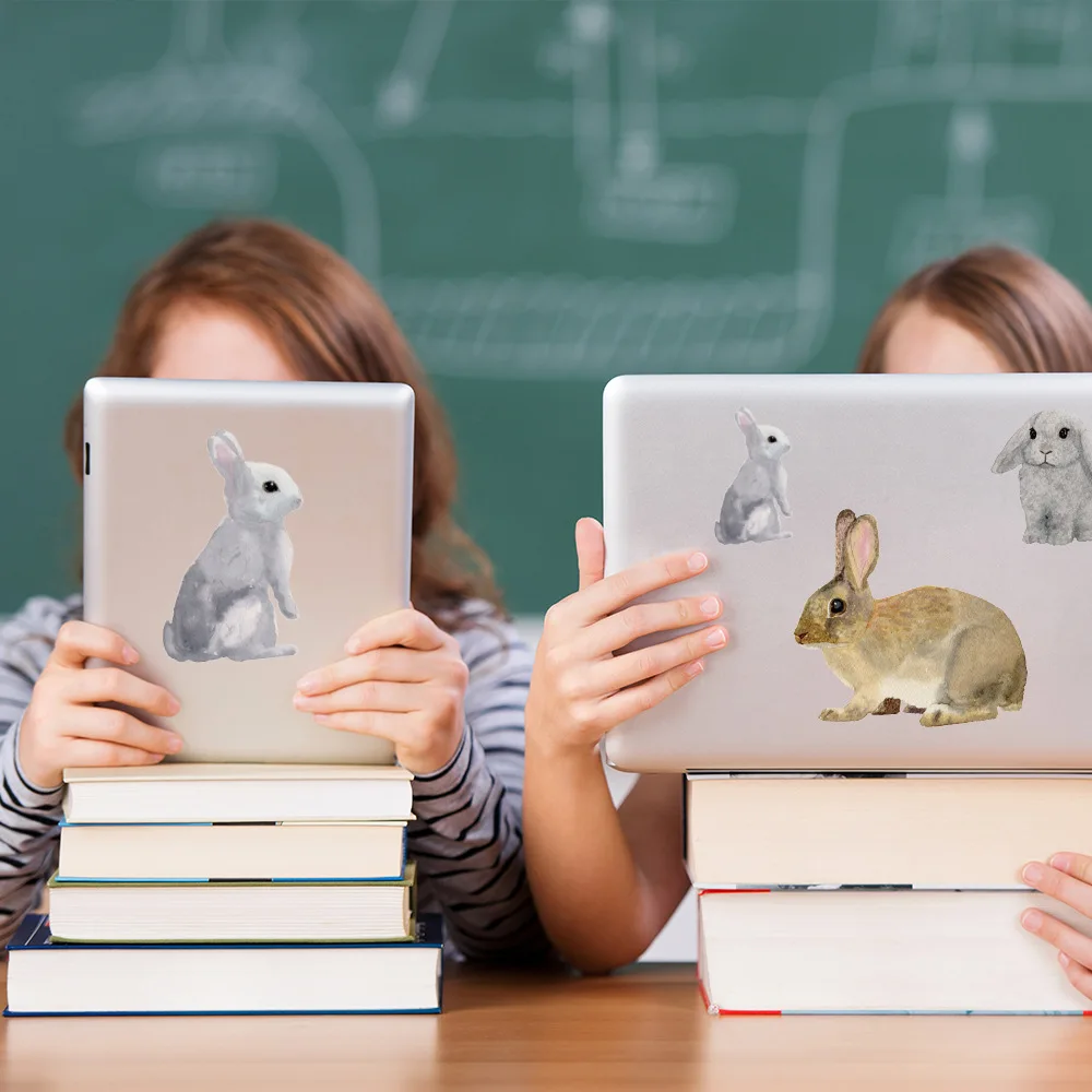 Funlife мультфильм кролик животные наклейки на стену дети милый DIY Детская роспись