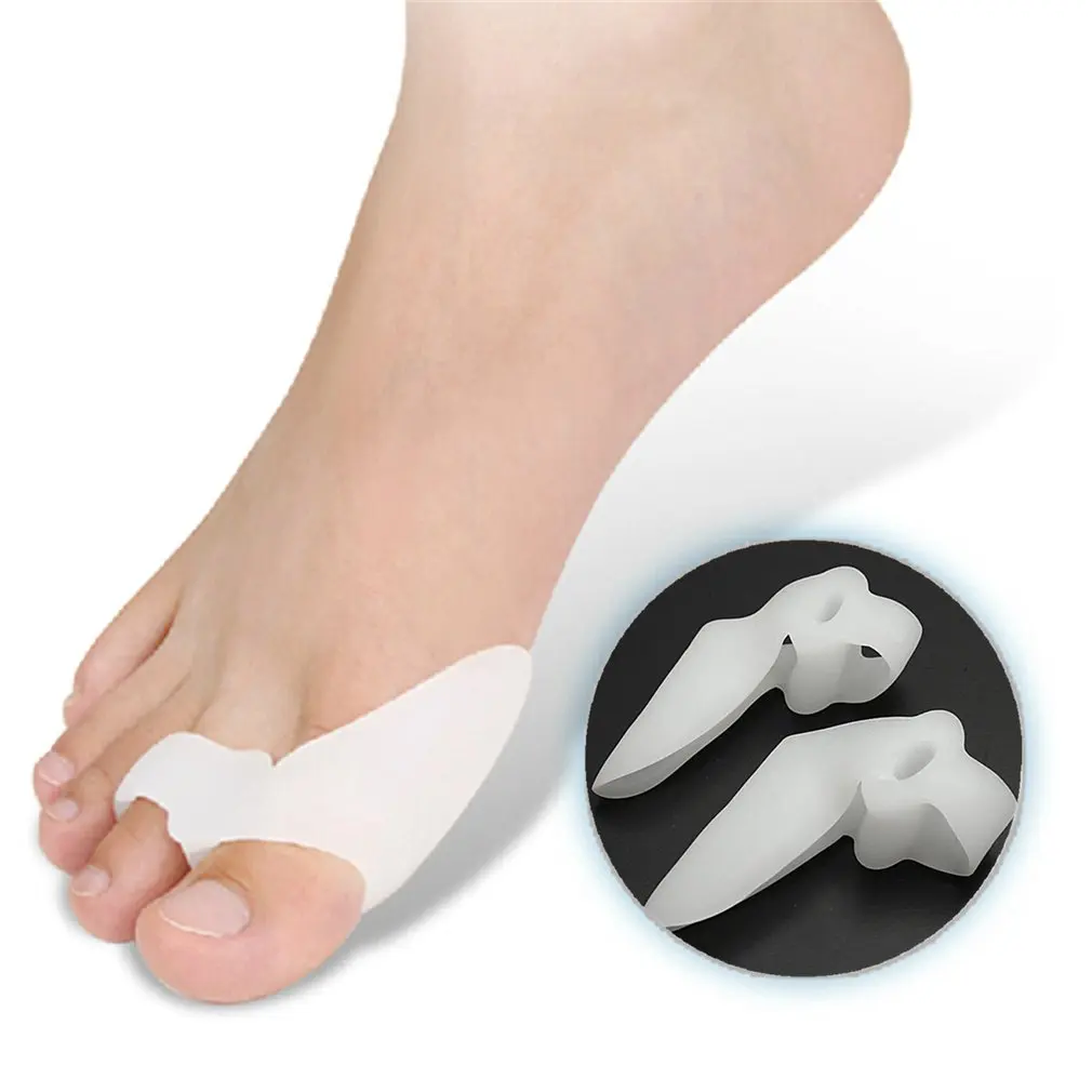 

Bunion Toe Separators Soft Silicone Big Toe Protector Pad Straightener For Hallux Valgus Overlap Toes Relieve Bunion Pain