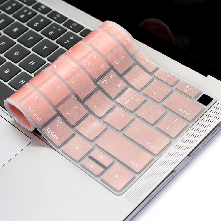 Silicone Laptop Korean Keyboard Cover Skin for MacBook Newest Air 13" Release A1932 with Retina Display