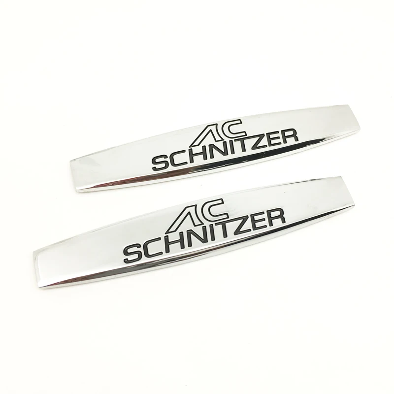 Car styling 2pc 3D Metal Fender side Emblem Badge Stickers For BMW AC SCHNITZER M M3 M5 E46 E39 E90 E36 E34 F10 F15 E53 X5 | Автомобили и