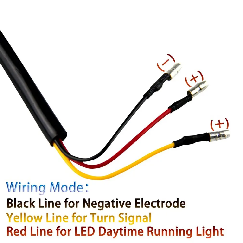 

1 Pair Motorcycle LED Turn Signal Indicators Amber Blinker Left Right Daytime Running Light Universal Signal Lamp Moto LED