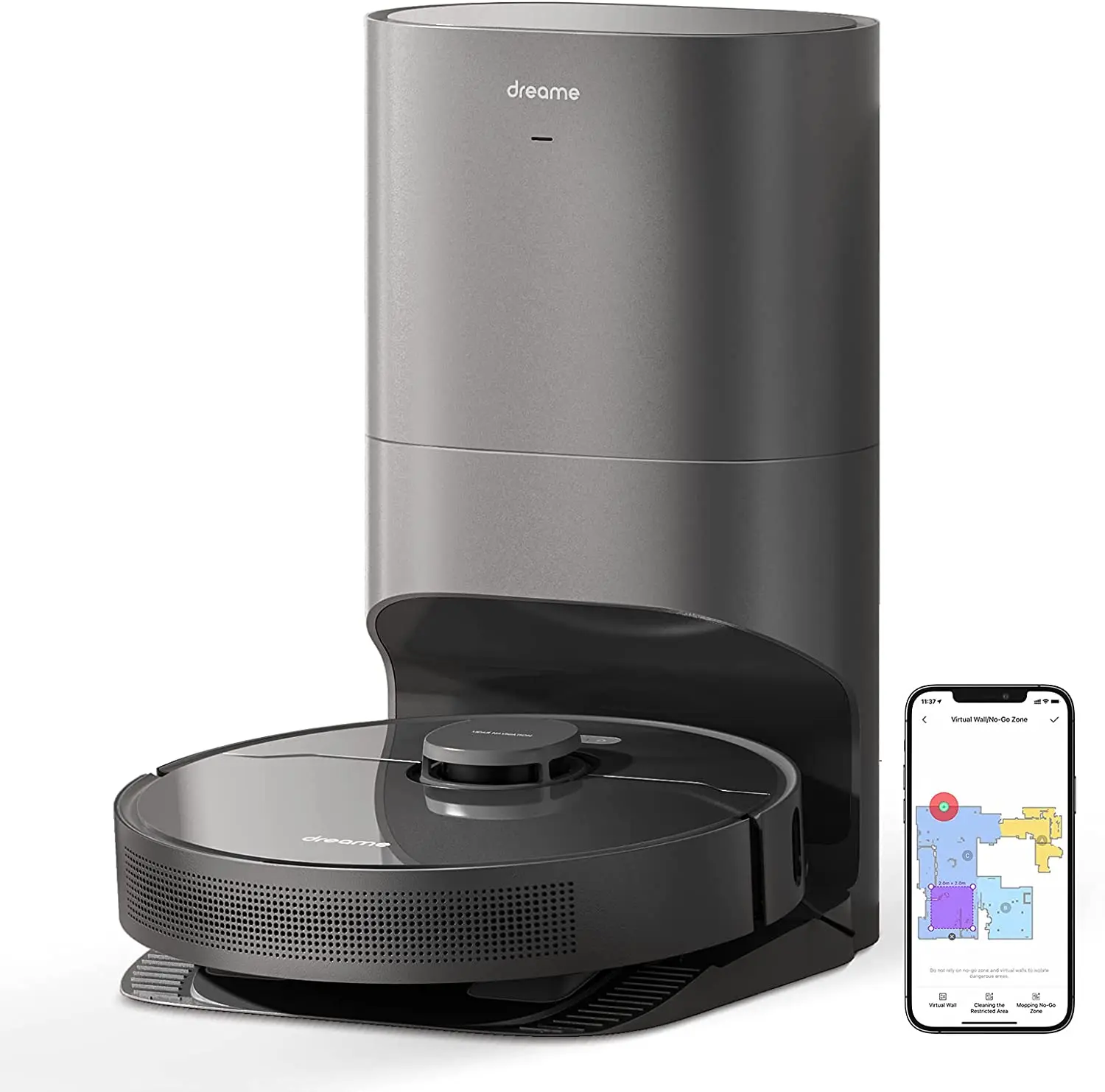 

Dreametech Z10 Pro Robot Vacuum with Automatic Dirt Disposal-Empties Itself for 65 Days, LiDAR Navigation & 3D Obstacle Avoidanc