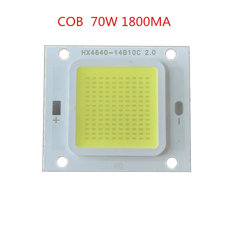 20 шт./лот COB Высокая мощность Полная 4640 70W светодиодныая лампа 10000LM теплый белый