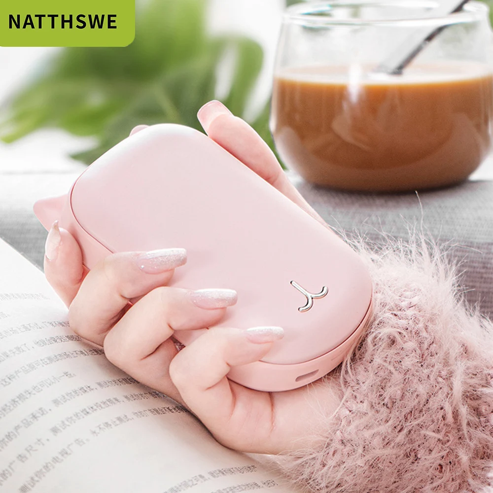 Портативный внешний аккумулятор NATTHSWE для смартфонов с зарядкой от usb 10000