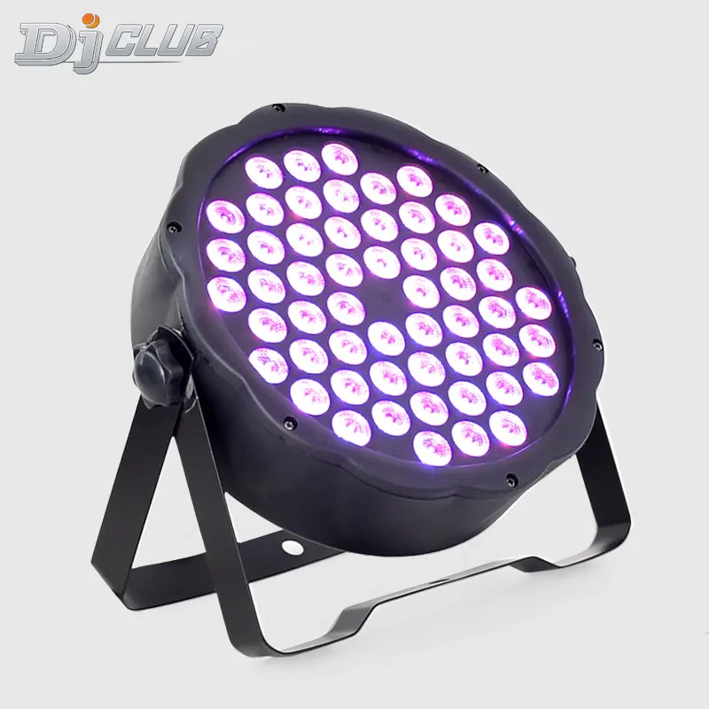 Сценический светильник светодиодный плоский Par прожектор 54X3W RGB полный Цвет Dmx512