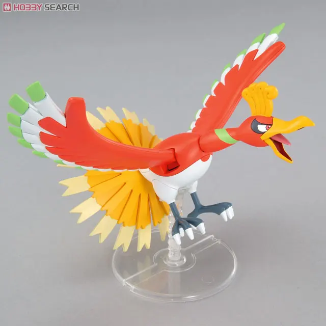 

BANDAI Pokemon Action Figure Evolution Series 05 The God of Life Fire Phoenix Ho-oh Assembled Movable Model Decoration Toy