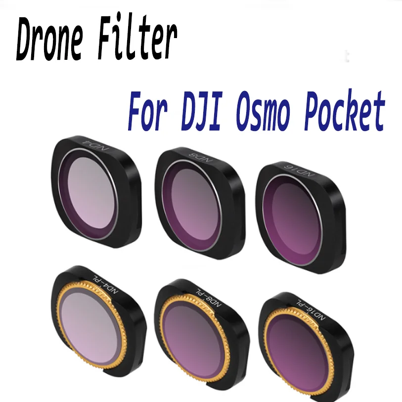 

For DJI OSMO POCKET/2 ND Filter Adjustable NDPL CPL Filters For OSMO POCKET/2 Neutral Density Macro Filters Gimbal Accessories
