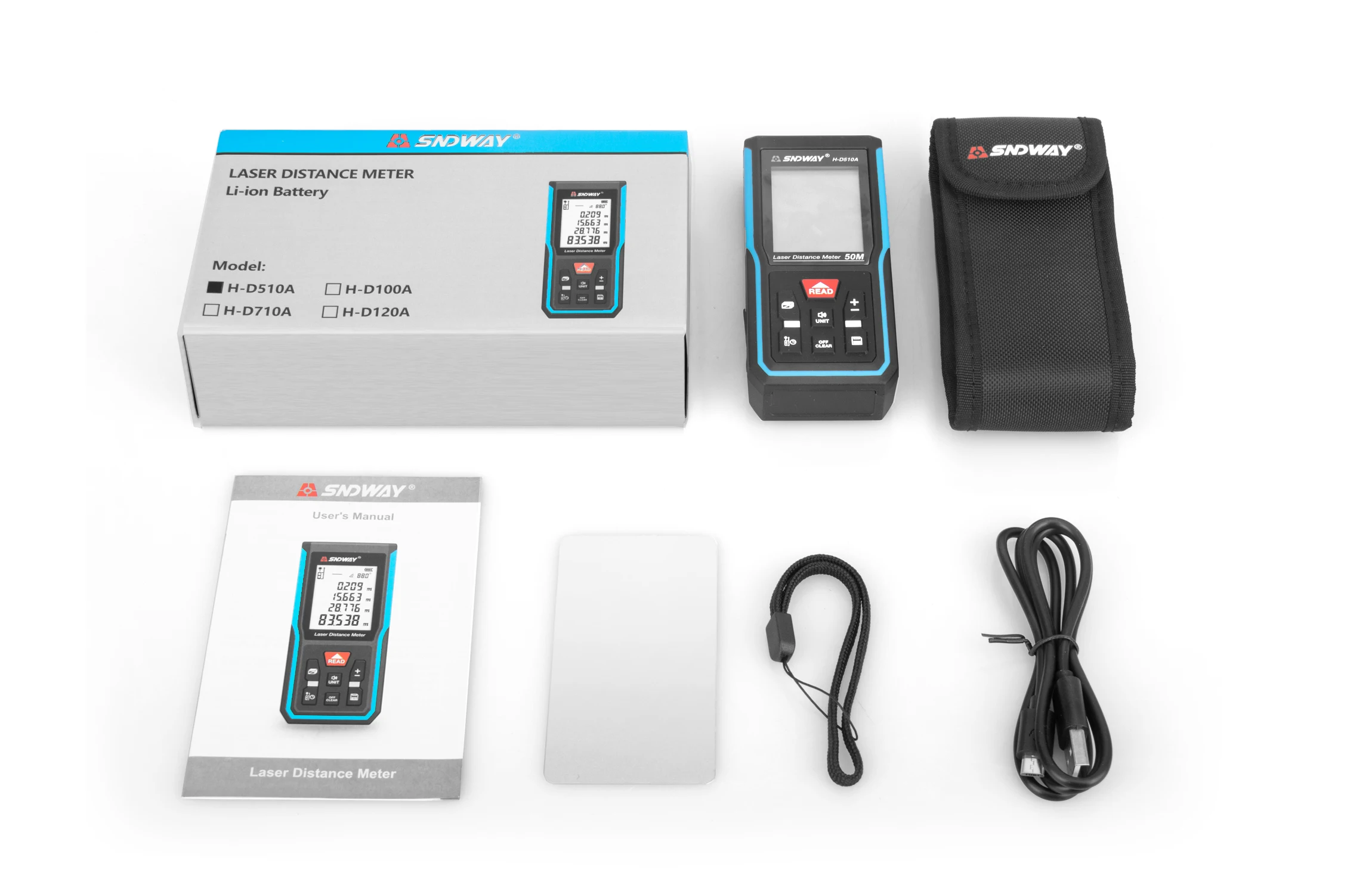 

SNDWAY Laser Distance Meter Digital Range Finder 100m 70m 50m Rangefinder Trena Lazer Tape Measure Ruler Roulette Measurer Tool