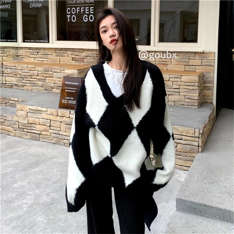 

Осень 2021, зимний свитер, женские топы, вязаный пуловер, женская мягкая теплая толстая верхняя одежда