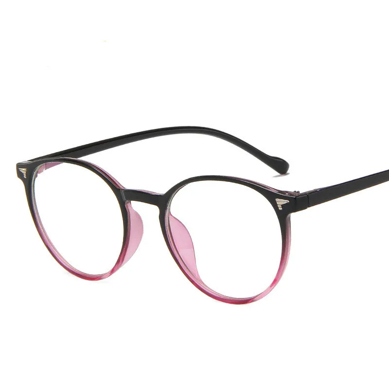 Круглые Женские очки унисекс для компьютера с защитой от излучения прозрачные