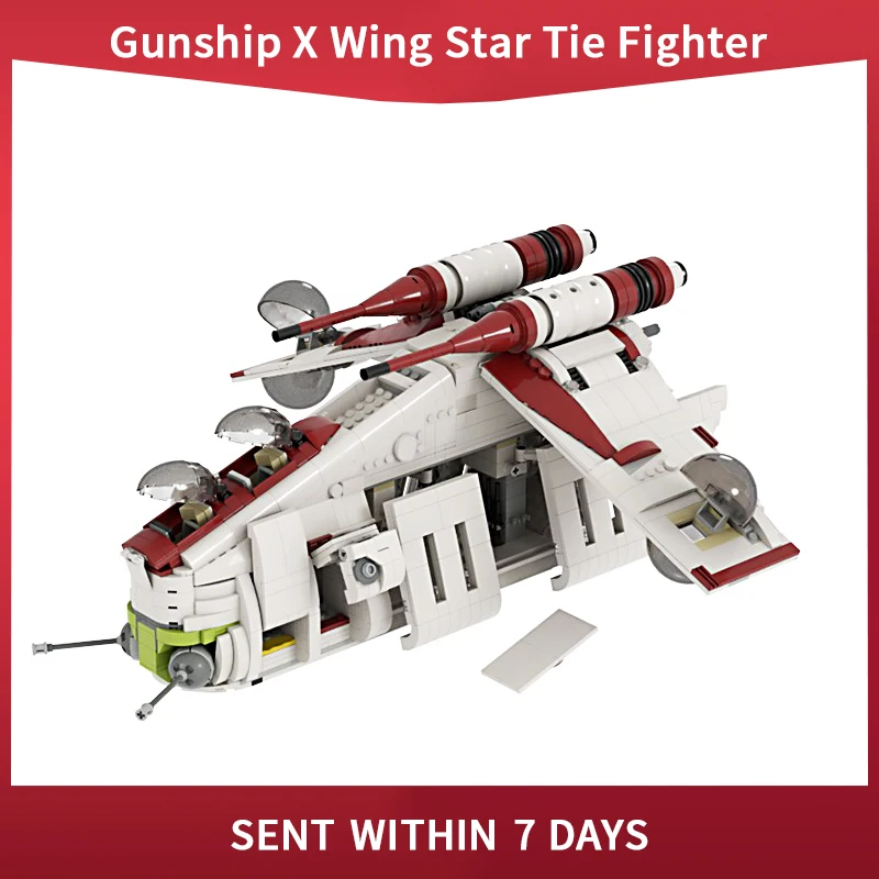 

Movie Collection Bricks UCS The Republic Gunship Star Tie Fighter Building Blocks Battle Weapon Educational Toy For Children