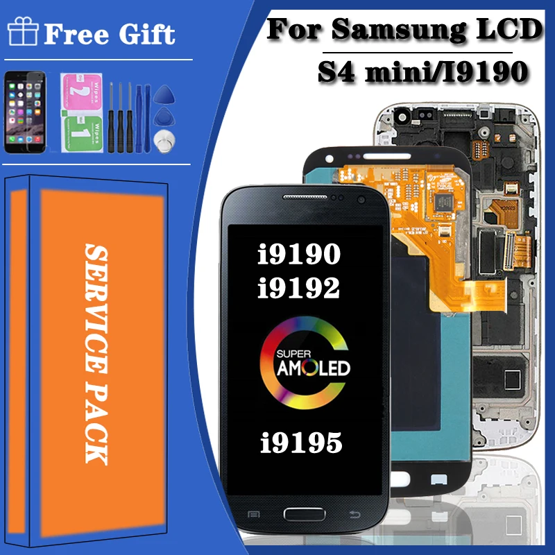 Дисплей с тачскрином Sinbeda для Samsung Galaxy S4 Mini AMOLED | Мобильные телефоны и аксессуары