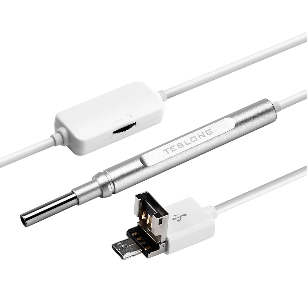 720P HD многоцелевой Отоскоп USB OTG эндоскоп бороскоп 3 9 мм 1 8 м очиститель ушей мини