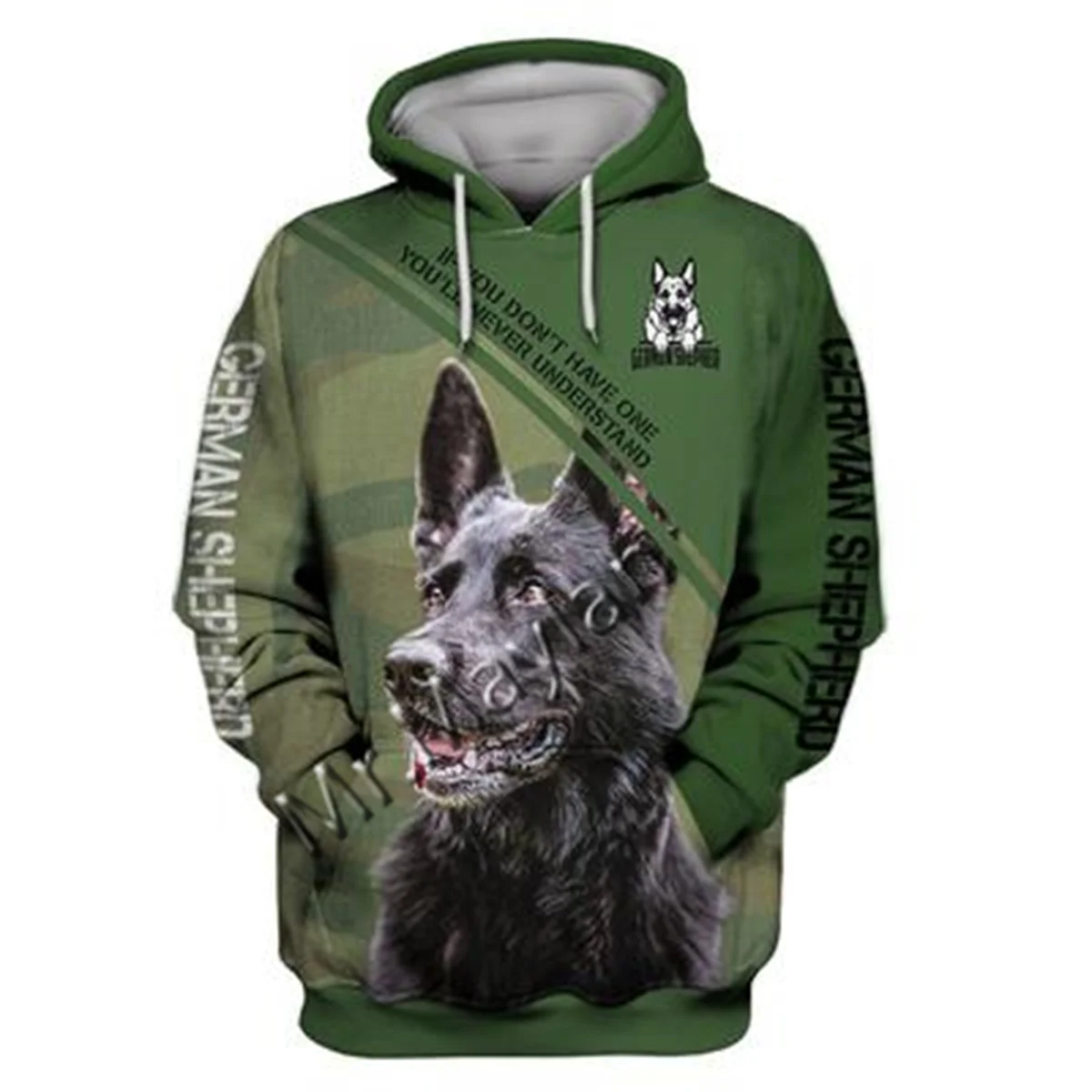 

2021 Fashion Animal German Shepherd Dog 3D Printed Hoodie Men Women Ropa Casual Pet Dog Designs Hooded Coat Drop Shipping QW-050