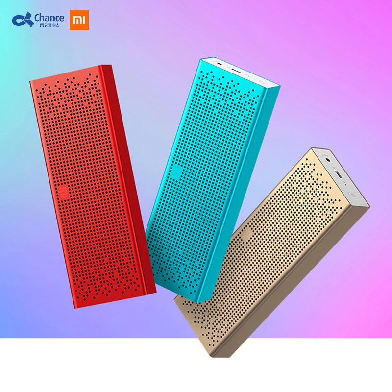 Xiaomi mi Bluetooth динамик стерео беспроводной mi ni портативный металлический AUX Входной динамик музыкальный mp3-плеер