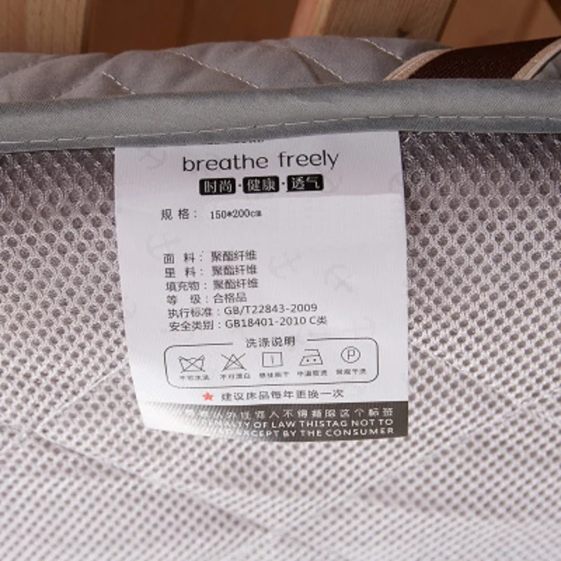 Летние дышащие массажный матрас двойной одного общежития матрац из бамбукового