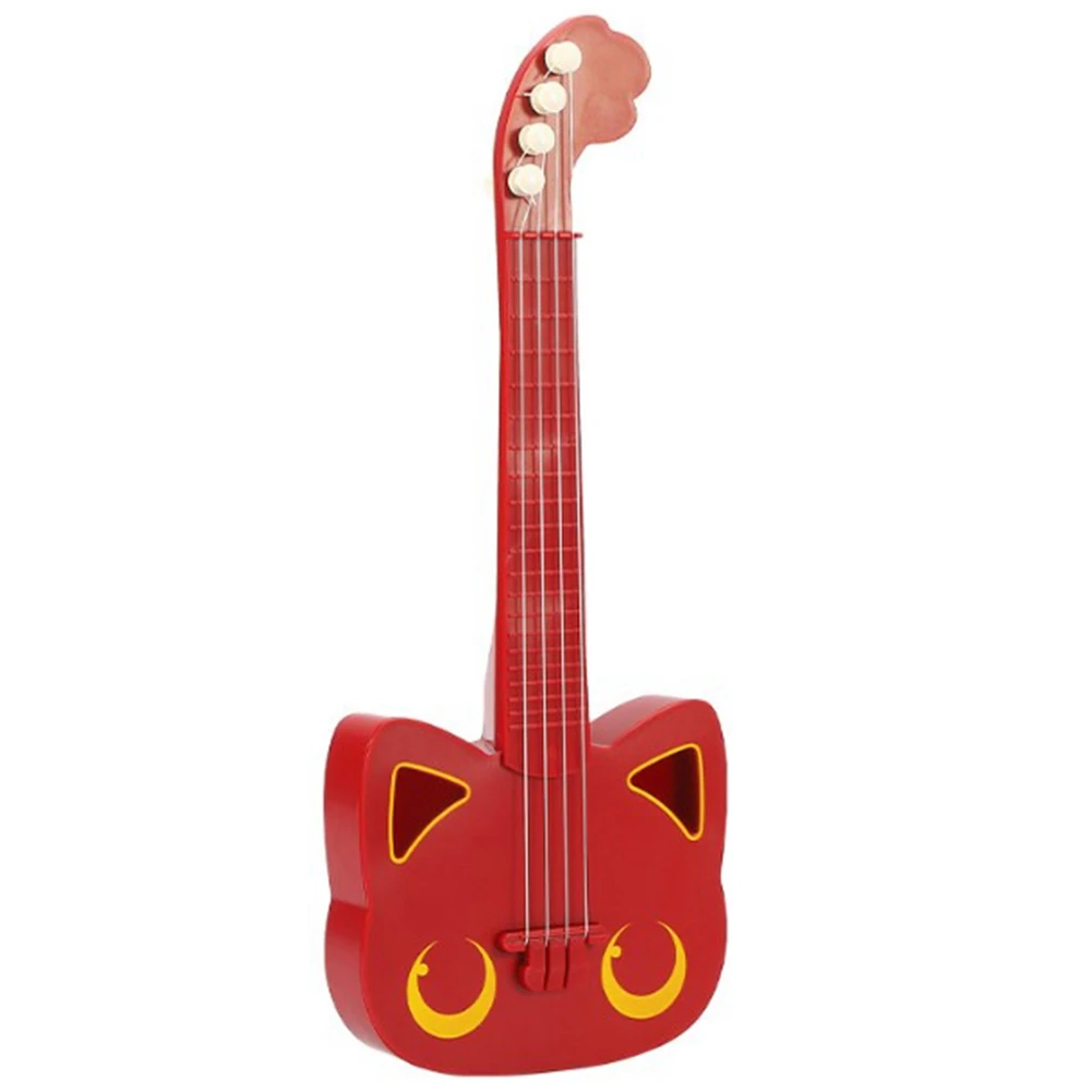 

Cute Cat Shape Guitar Beginner Concert Children Musical Instrument Ukulele Children Gift