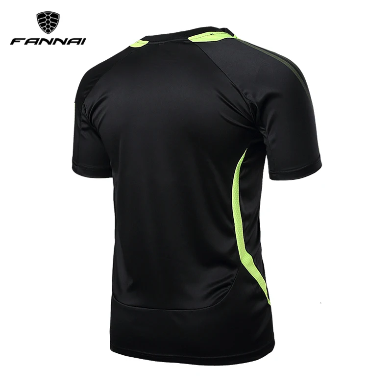 Мужская футболка для бега футболки Спортивная Футболка с круглым вырезом