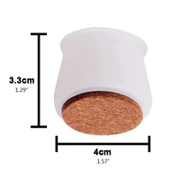k1ka household silicone table chair leg cover with thicken felt pads to prevent floor scratches reduce noise furniture pads