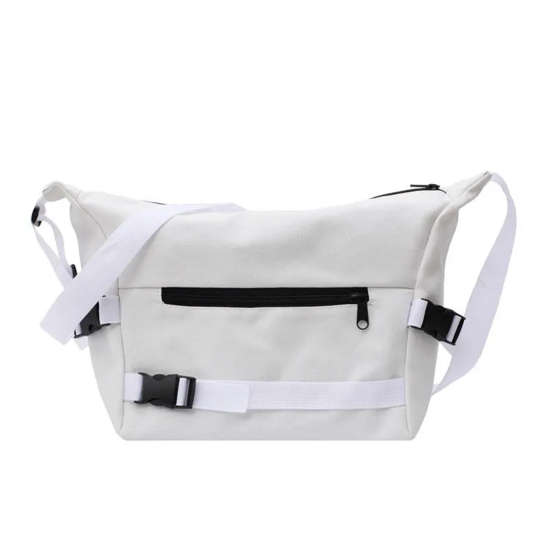 Холщовая сумка-мессенджер для женщин Экологически чистая Складная тканевая