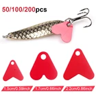 Блесна рыболовная пластиковая в форме красного сердца, 50100200 шт.