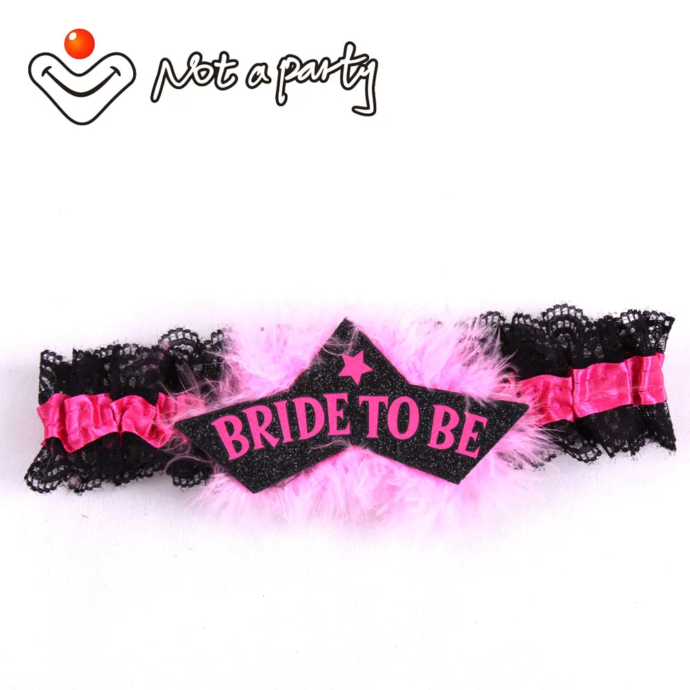 Подвязки с перьями для девичвечерние девочки вечеринки свадебного декора