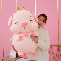 30 70cm giant cartoon cute pink pig plush toys stuffed kawaii piggy dolls soft pillow for girls kids birthday gifts