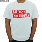 Новое поступление, Мужская футболка Eat Pussy Not Animals shubuzhi, модная летняя хип-хоп Роскошная брендовая футболка, хлопковые футболки и топы sbz5330