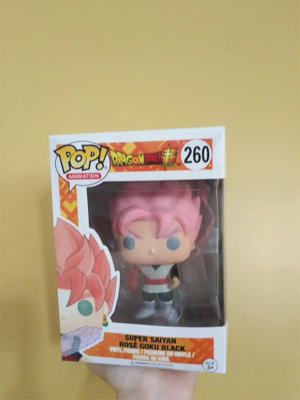 260 with box Funko Pop аниме Dragon Ball Z персонаж 10 см Милая виниловая Модель Куклы Фигурки игрушки - Цвет: 260 with box