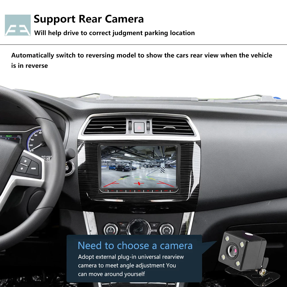 AUSEK 2 Din Android 9 &quotАвтомобильный мультимедийный плеер GPS радио для VW Volkswagen Golf skoda 2din
