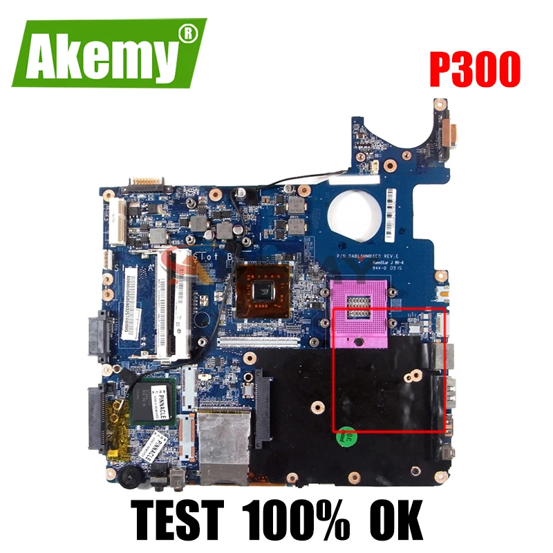 

Материнская плата DABL5MMB6E0 A000040050 для ноутбука Toshiba Satellite Pro P300 P305 GM45, без графической карты, Гарантия 60 дней