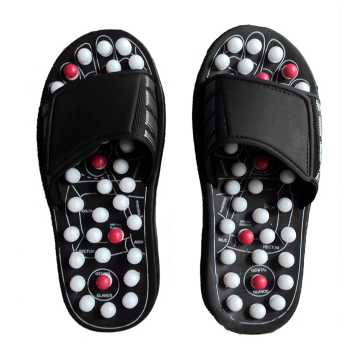 

Tai Chi Rotary Massage Slippers Reflex Massage Slippers Acupuncture Foot Health Massage Shoes Relax Foot Muscles Relieve Fatigue