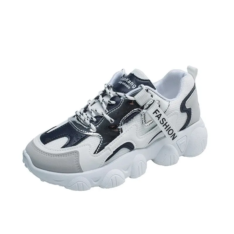 

Outdoor casual women's shoes autumn new style breathable and comfortable inner heightening thick-soled sports shoes women