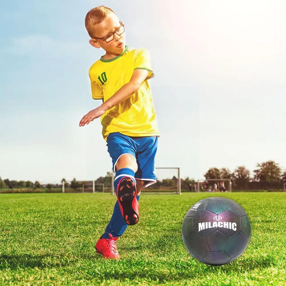 

Светящийся футбольный мяч, светящийся ночник, светящийся футбольный мяч, светящийся мяч для женщин, мужчин, детей Z6N7