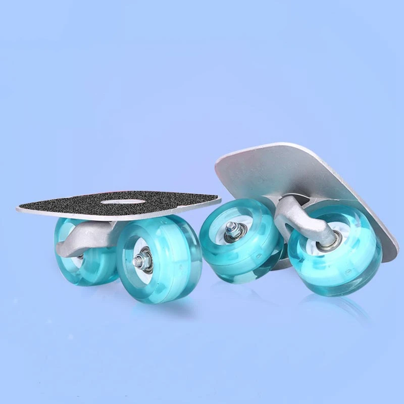 Портативные скейтборды Drift с антистатической пластиной, голубыми колесами с вспышкой света, колесами из ПУ-материала и подшипниками ABEC-7 608.