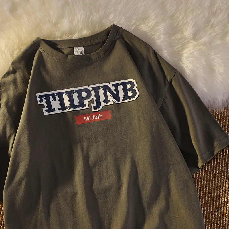 Футболка женская в японском стиле с коротким рукавом свободная Студенческая