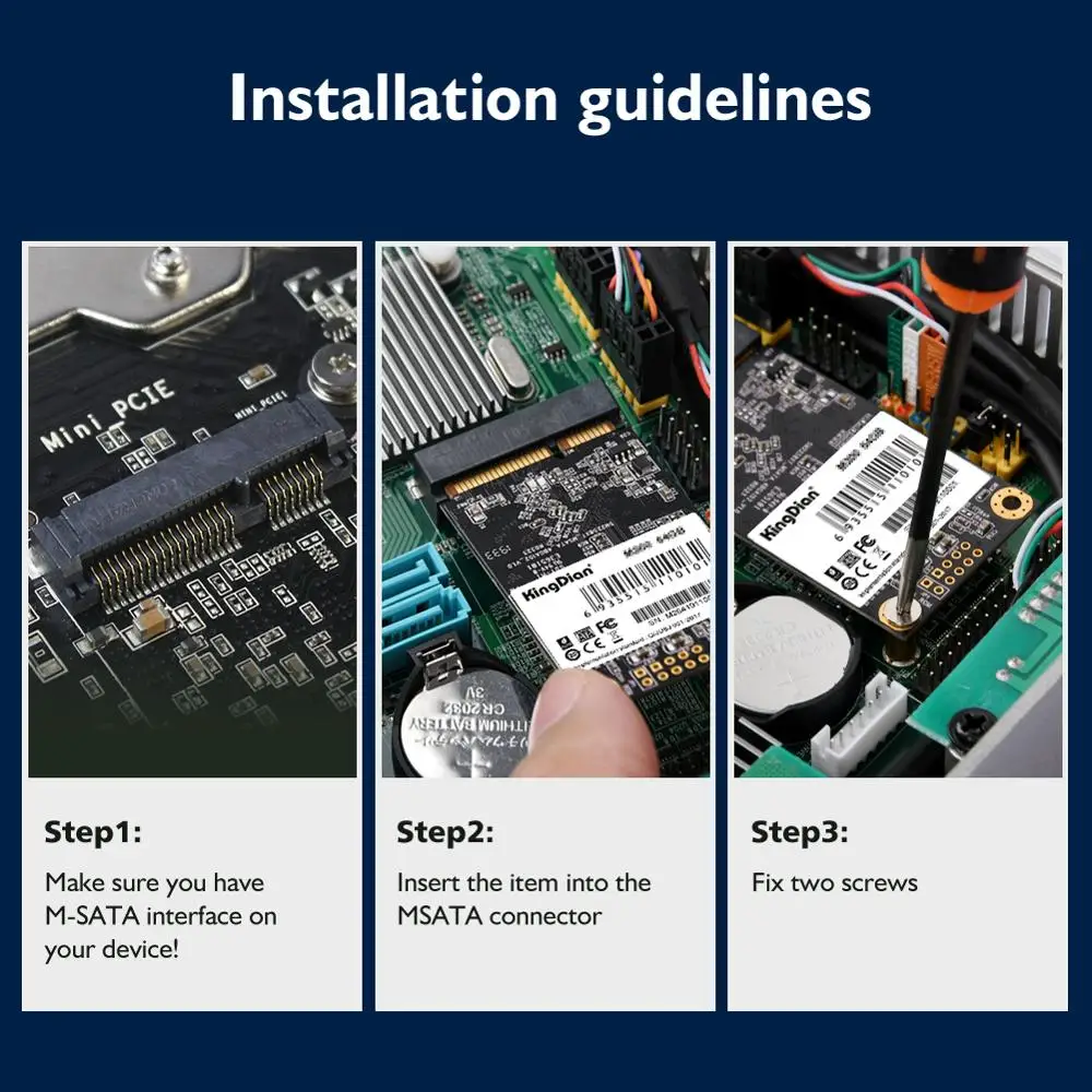 KingDian mSATA SSD 120 ГБ 240 480 1 ТБ Диск Внутренний твердотельный жесткий диск | Компьютеры и