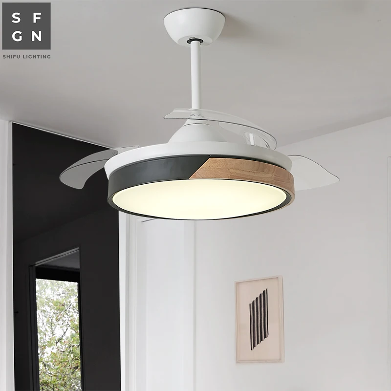 Светодиодный потолочный вентилятор для гостиной столовой спальни 110 В 220