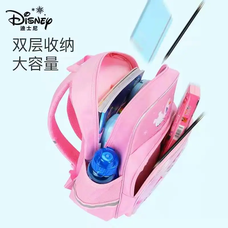 Disney Frozen School Bags For Girls Elsa Anna Olaf Primary Student Shoulder Orthopedic Backpack Teenage Gifts Grade 1-4 Mochilas