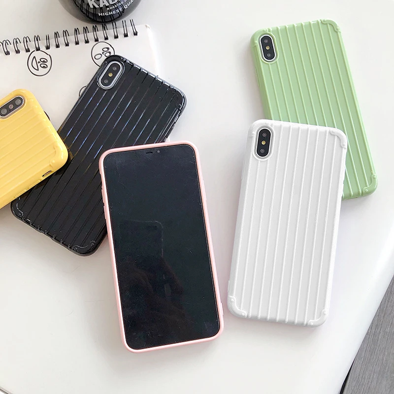 Модный силиконовый чехол для redmi note 8 pro 7 7a чемодана из мягкого ТПУ xiaomi mi 9t 9 mi9t 9se 8se