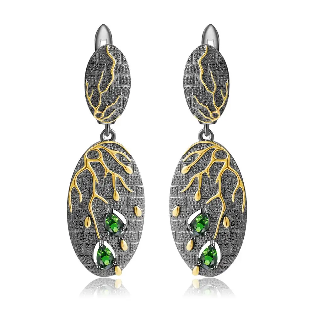 Женские серьги подвески ручной работы gemb's BALLET из стерлингового серебра 925 пробы