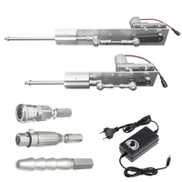 telescopic linear actuator kit with 3xlr connector vac u lock connector end connector reciprocating linear motor dc 12v 24v