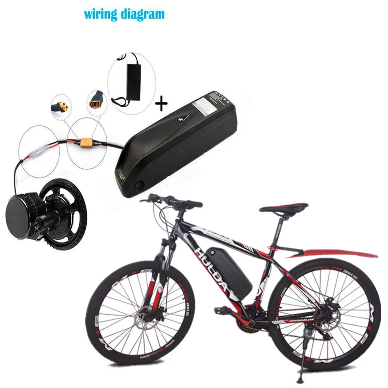 

With Charger 52V 17Ah Electric EBike Battery Hailong 18650 Cells Pack Powerful Bicycle Lithium Battery BBS03 48V 36V 60V 20Ah