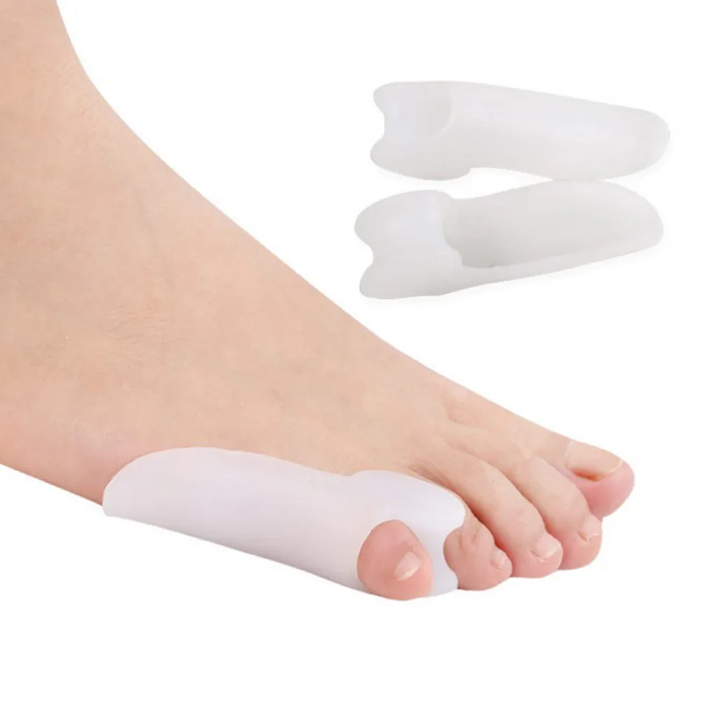 

1Pair Little Toe Pinkie Foot Thumb For Daily Use Hallux Valgus Silicone Correction Gel Toe Bunion Guard Foot Care Toe Separator