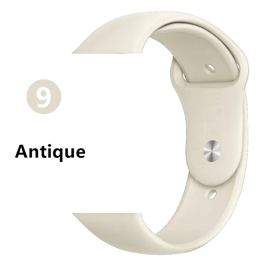 Antique 9 Ремешок для apple watch 5 4 ремешок apple watch 44 мм 40 мм iwatch 3 2 1 ремешок 42 мм 38 мм для хорошего клиента - Цвет ремешка: Antique 9